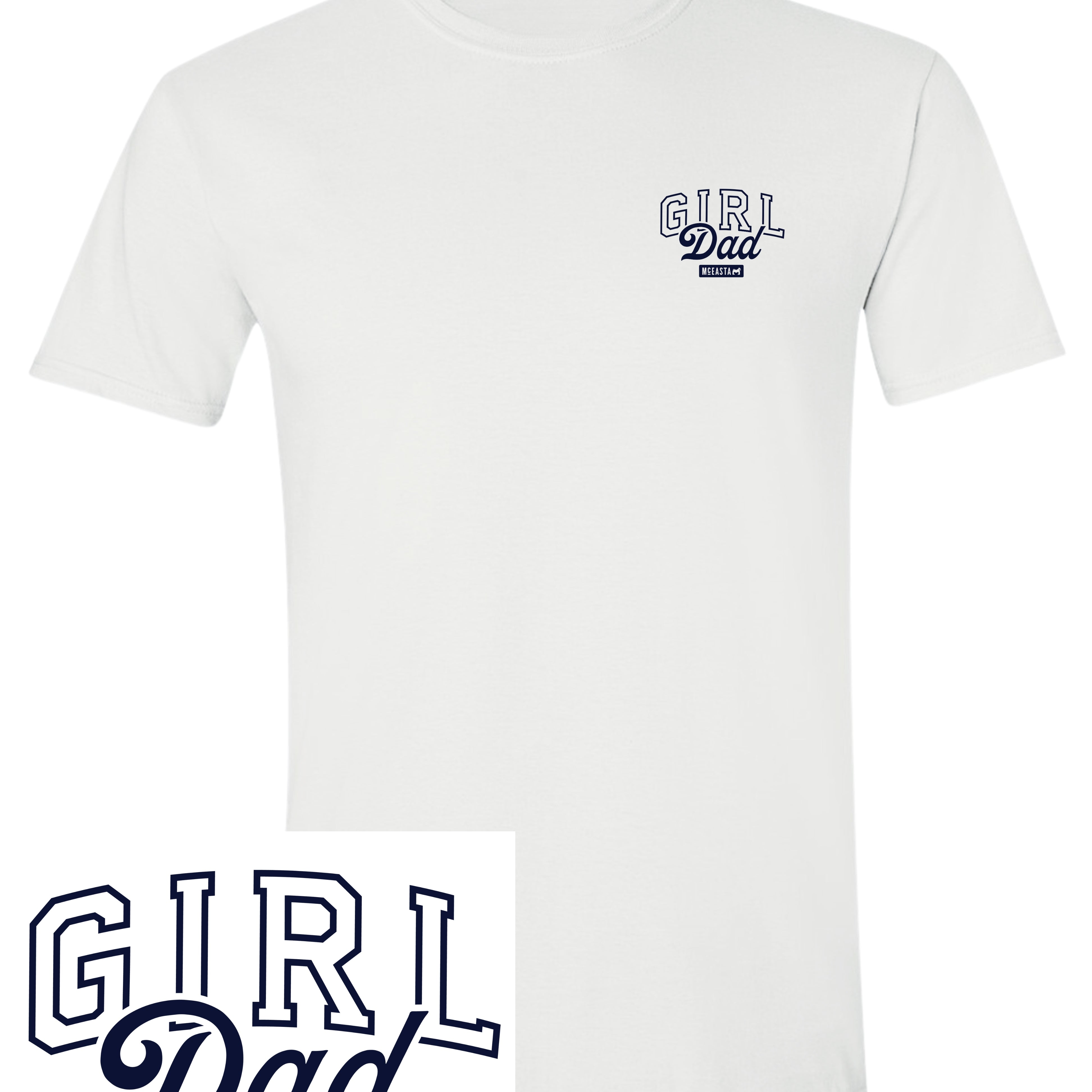Girl Dad (left chest)